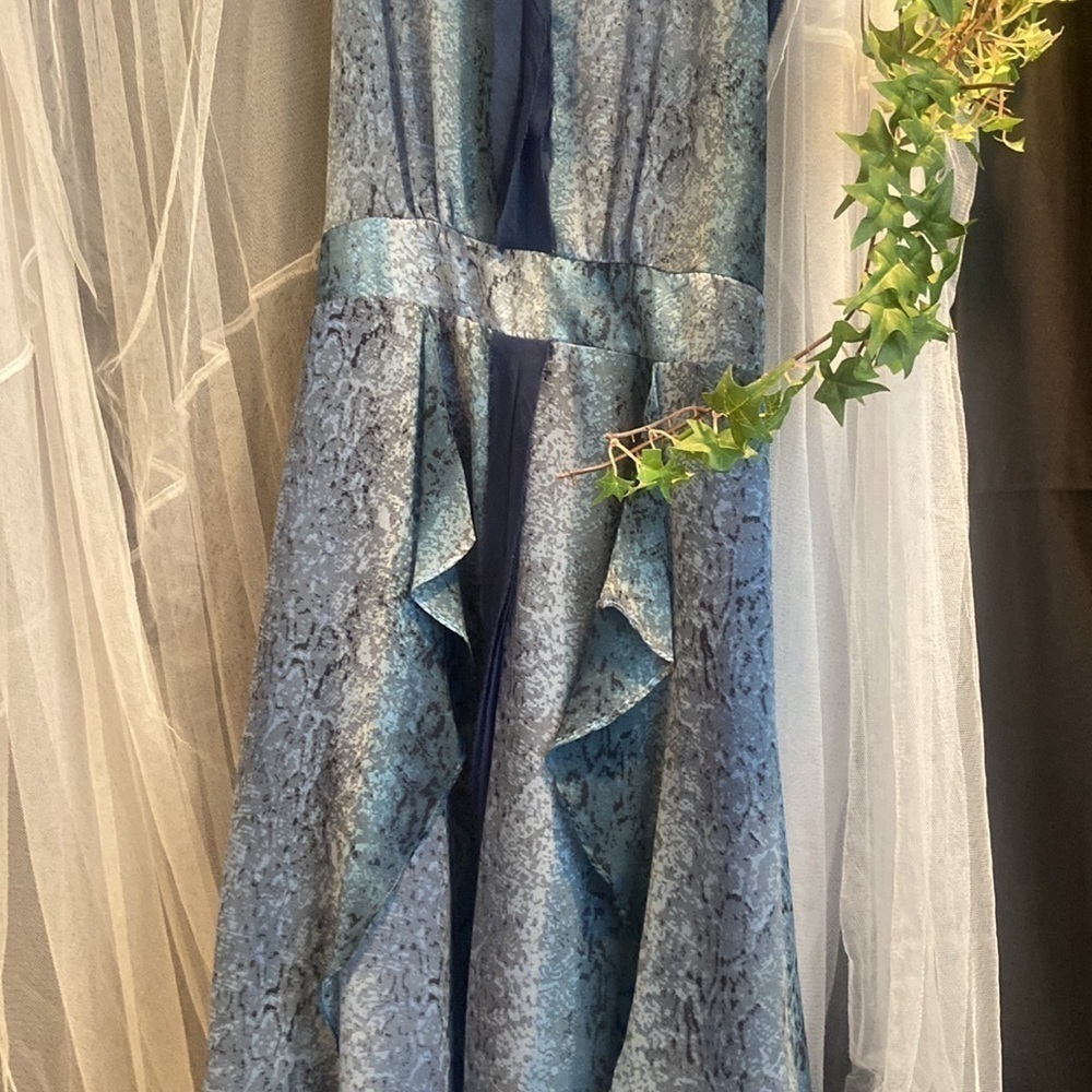 Mystree Boho Layered Maxi Silky Dress - Picture 2 of 10